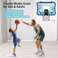 VROGTIK sturdy steel rim and backboard withstand dunking and active play