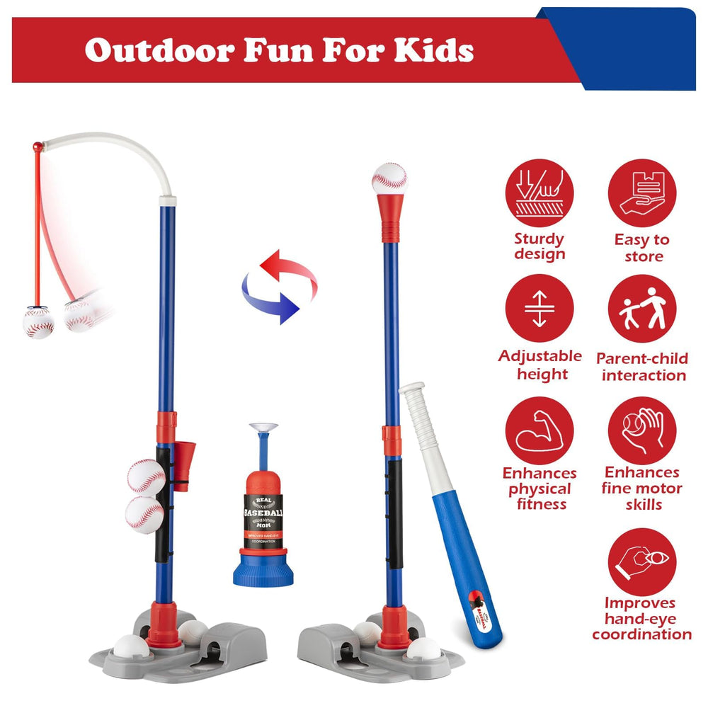 VROGTIK T-Ball Set durable frame withstands energetic play.