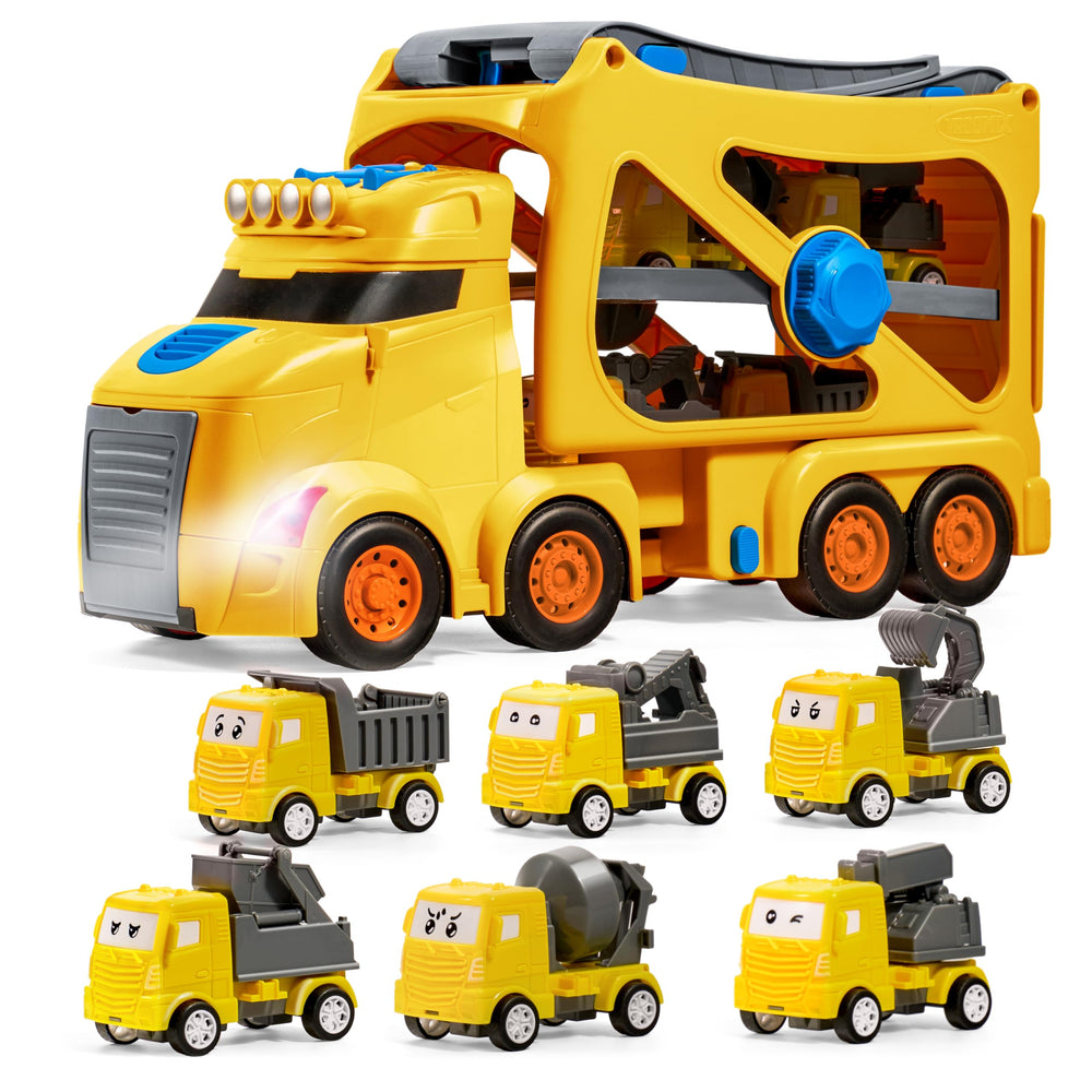 Vroomix no-divider design simplifies tidy after-play storage.