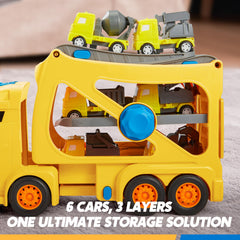 Vroomix rear open section keeps small cars organized.