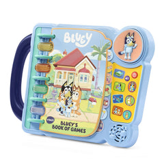 VTech Bluey Story and Play Together modes guide kids through adventures.