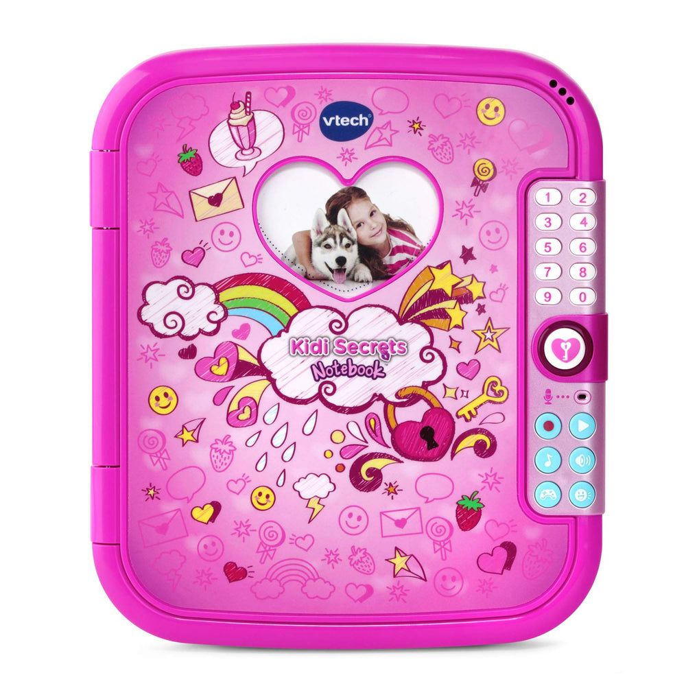 VTech Kidi Secrets Notebook pink cover for private journaling and personalization.