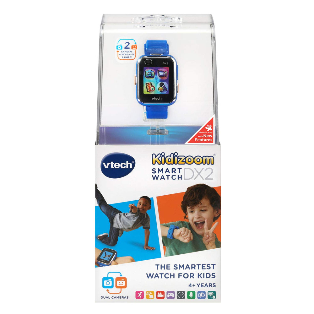 VTech KidiZoom DX2 blue safe sharing via computer upload