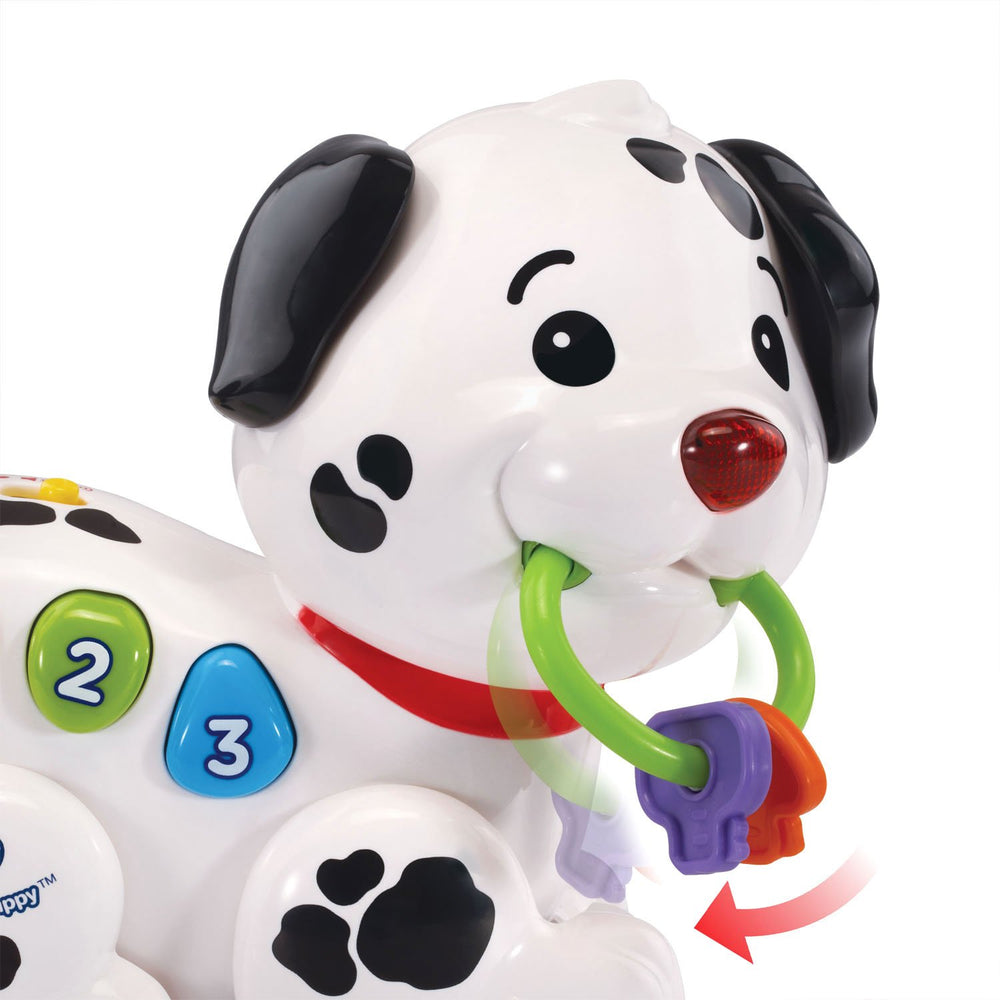 VTech Pull and Sing Puppy compact size fits small play spaces