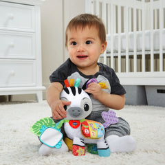 VTech Take Me With You Zebra flashing light adds engaging play moments.