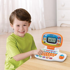 VTech Tote and Go orange screen detail with adjustable contrast
