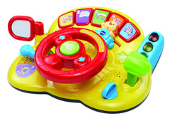 VTech Turn and Learn Driver signal lever guides left and right navigation during play.