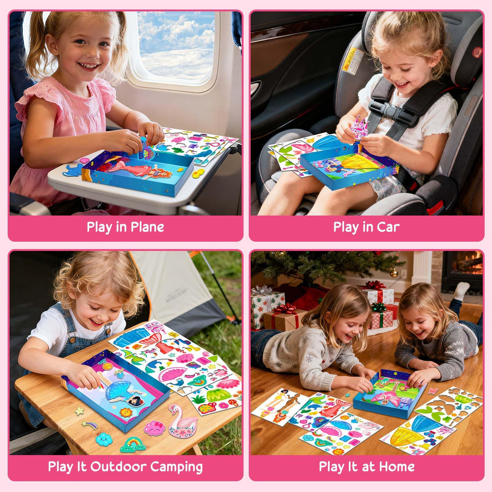 Vunrahsg fridge play scene magnets ideal for travel and kitchen storytelling.