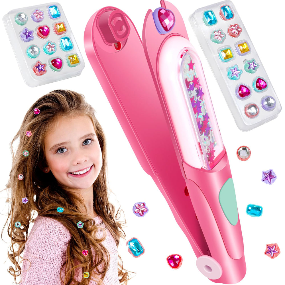 Vunrahsg Hair Gem Stamper Kit supports dress-up and birthday party fun with sparkle