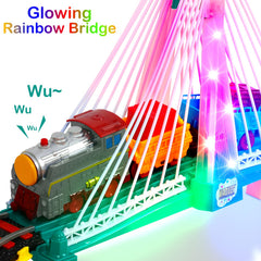 Vunrahsg toy car tracks support hands on building and storytelling