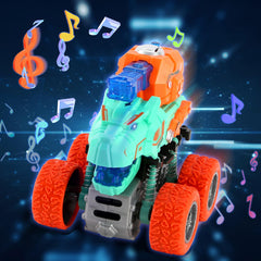 VUSUMOK push-and-go action image showing quick start and long runtime