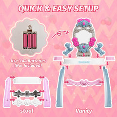 VViN pretend makeup and nail tools foster cooperative play and creativity.