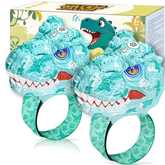 Vvinca dinosaur walkie-talkie blue front view for immersive play