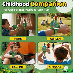 Vvinca two-kid play scenario using walkie talkies outdoors.