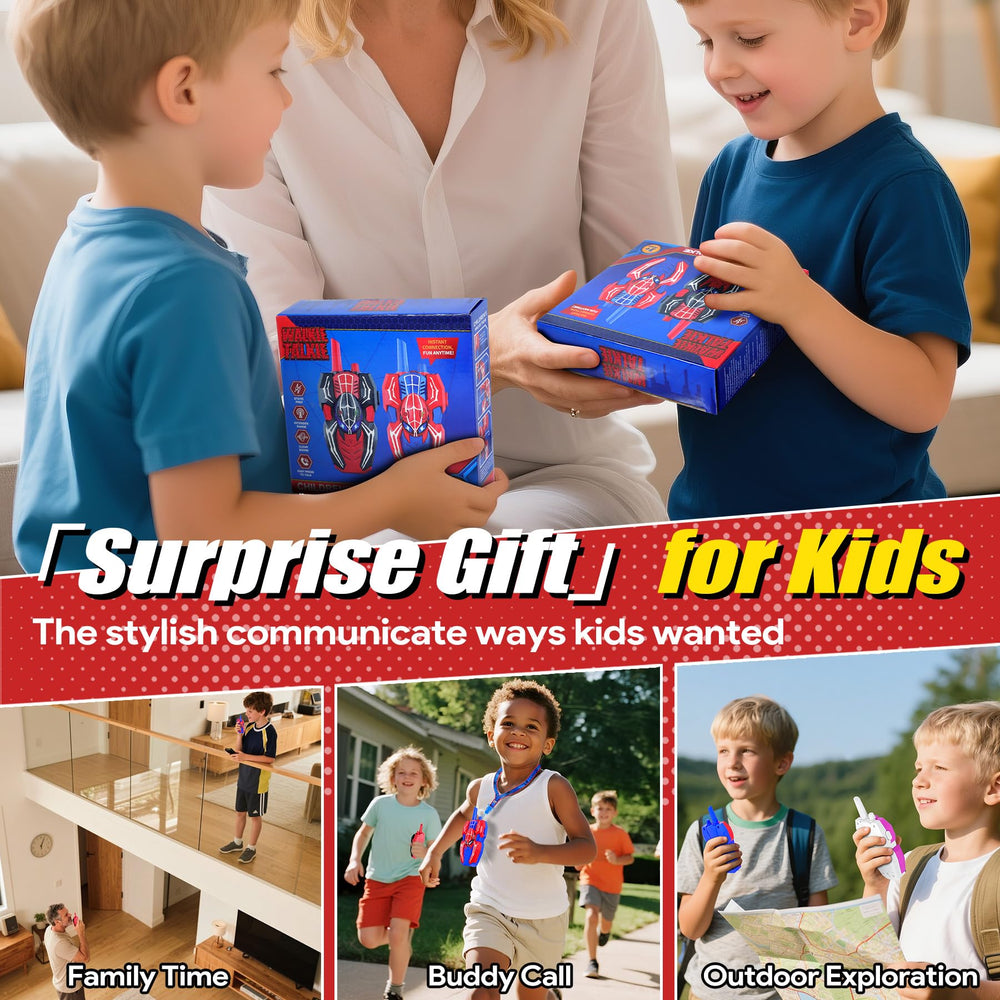 Vvinca Spider Walkie Talkie FCC-compliant materials ensure safe play