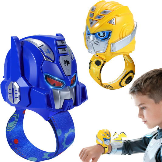 Vvinca Transform robot head walkie talkies for kids with hidden mic for role-play