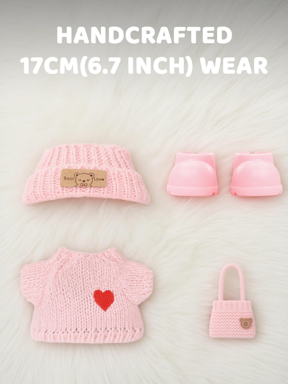 VVQUI 17cm doll backpack accessory enhances play with extra carry-along charm.