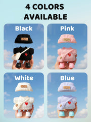 VVQUI care-wash label demonstrates machine washable design for easy maintenance.