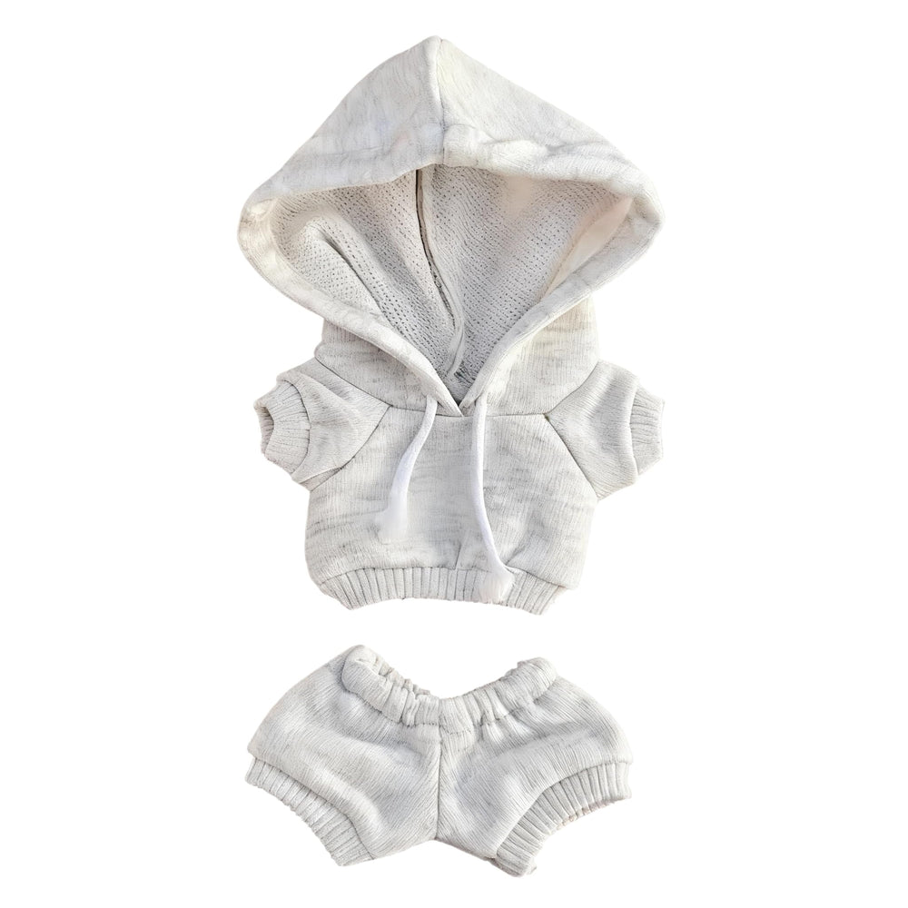 VVQUI 17cm doll clothing flat lay showcasing versatile casual styles