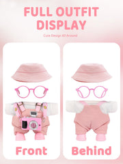 VVQUI 17cm doll glasses finish the charming character.