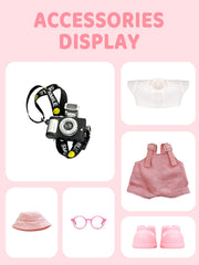 VVQUI 17cm doll shoes complete outfits with comfy wear.