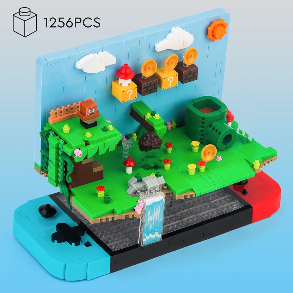 Vziimo Super Game Building Sets: battlefield and mountain vibes for epic scene building.