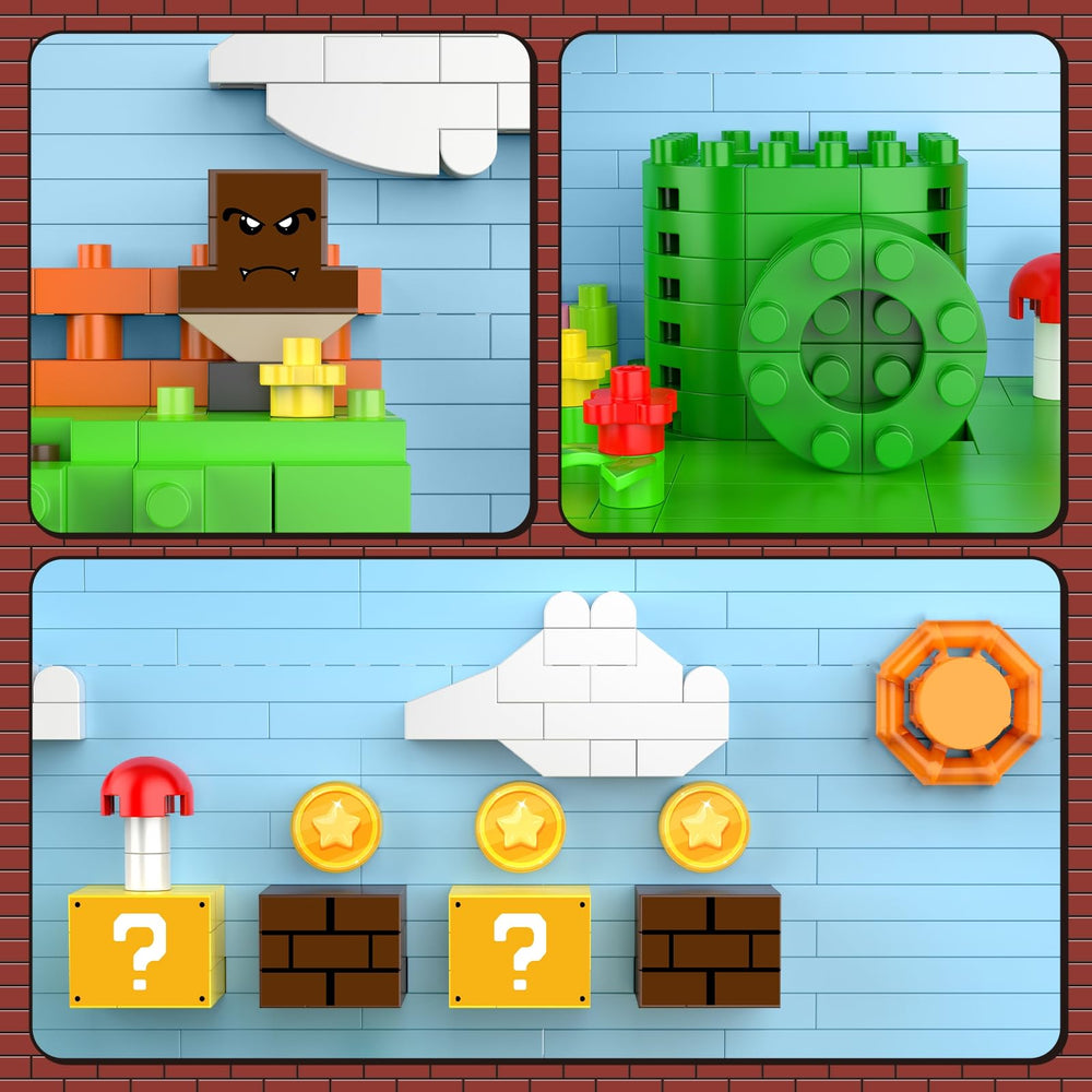 Vziimo Super Player movable figures and characters in action.