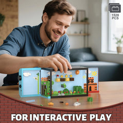 Vziimo Super Player open-close play area showing versatile layouts.