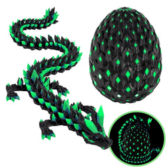 Waaaandefu dragon glow-in-the-dark egg display set for collectors and shelves.