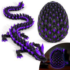 Waaaandefu dragon and egg glow set with articulated dragon for display and collecting