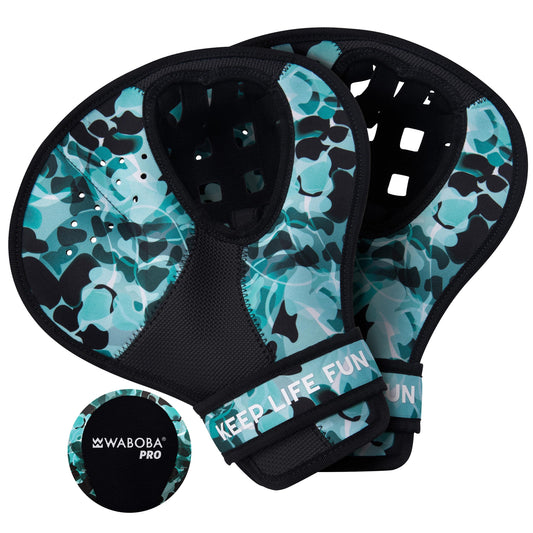 Waboba Catch Water Gloves dual mitts ready for beach catch play
