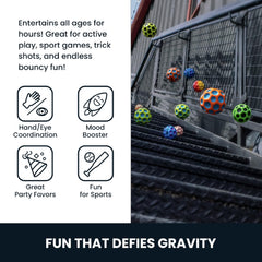 Waboba Moon Ball supports hand-eye drills and athletic training with unpredictable bounces.