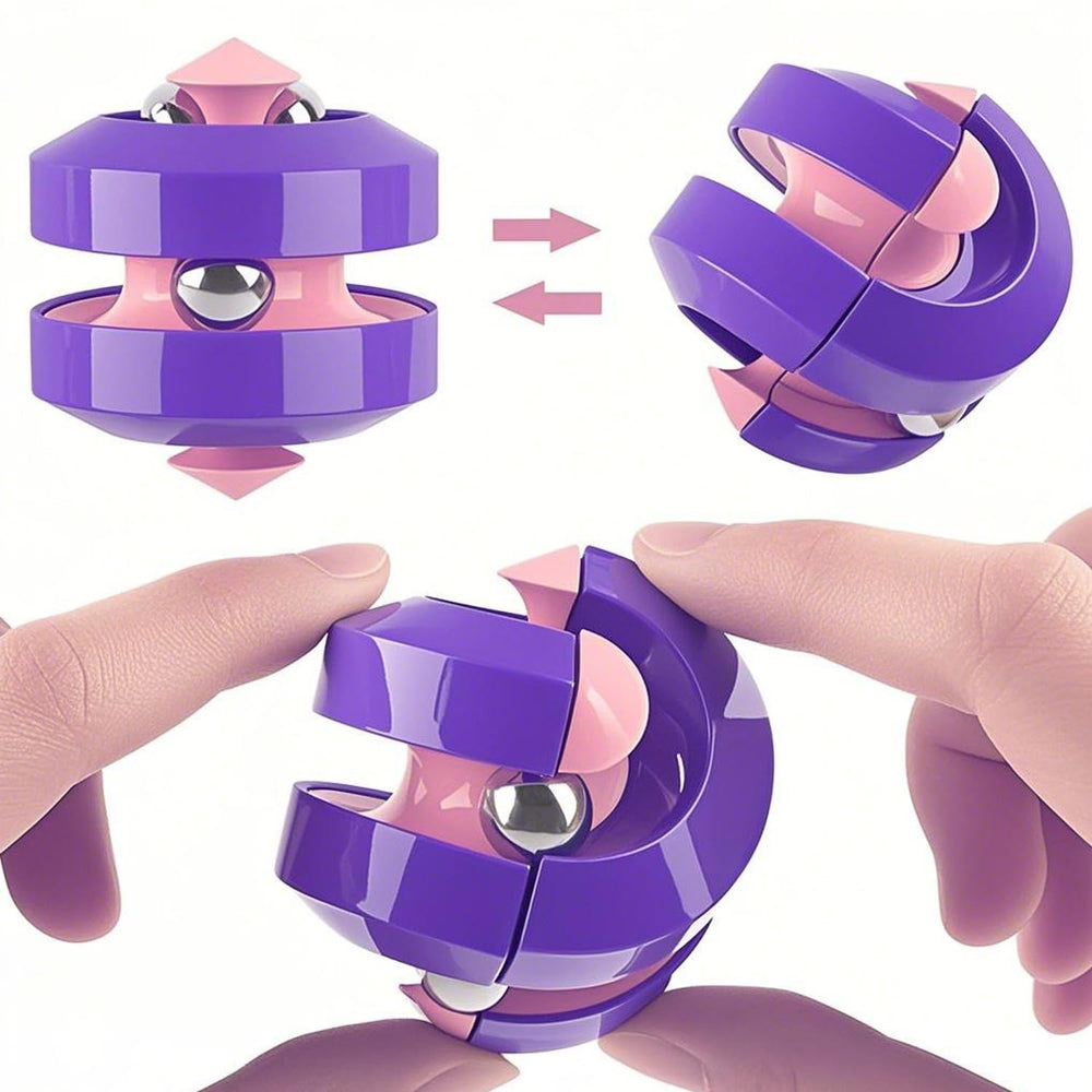 Wagkew Orbit Ball Toy in hand, pocket-sized focus companion.