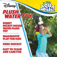 WAHU Aqua Pals Mickey Mouse plush uses breathable mesh for splash time.