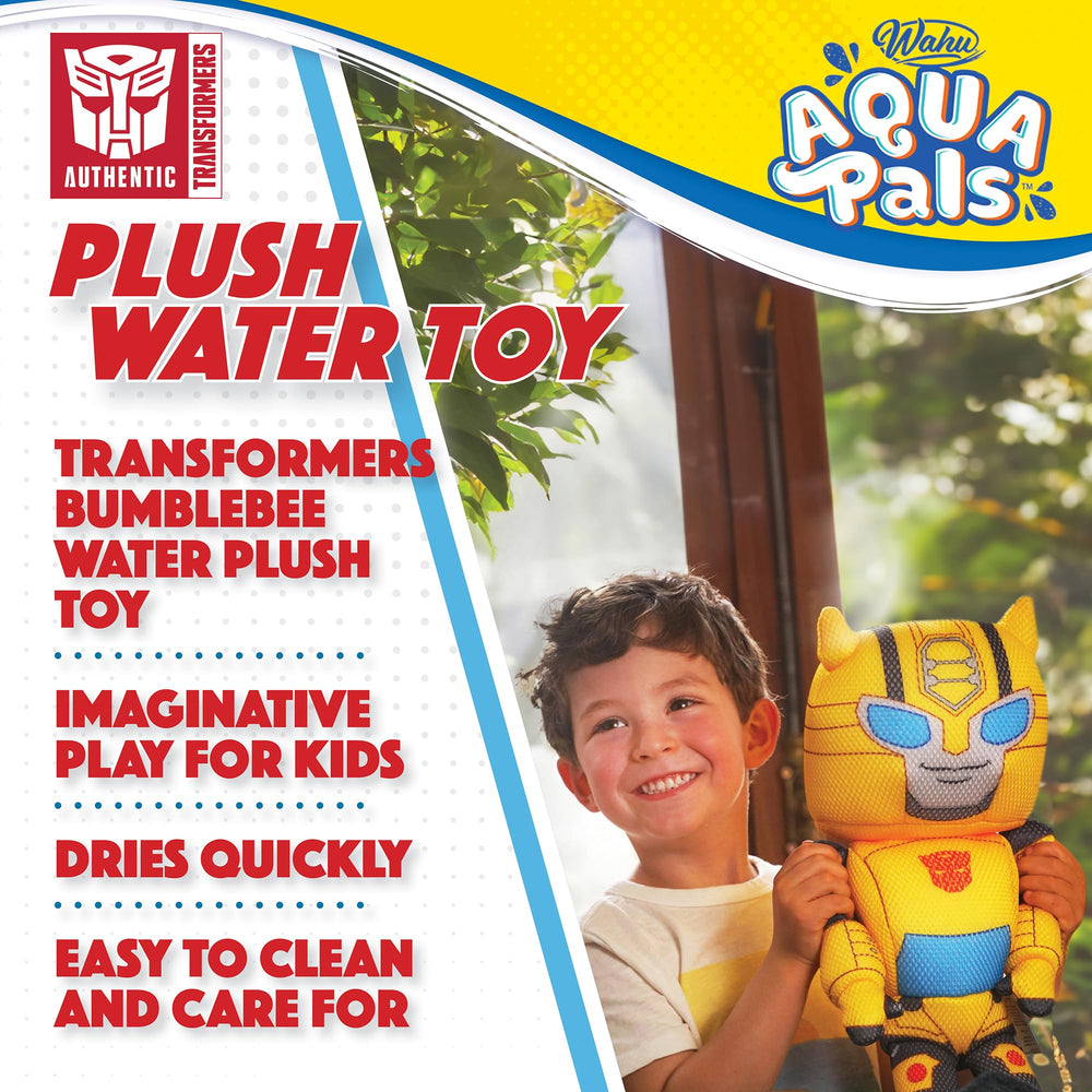 WAHU Bumblebee plush water toy drying in sun after water play