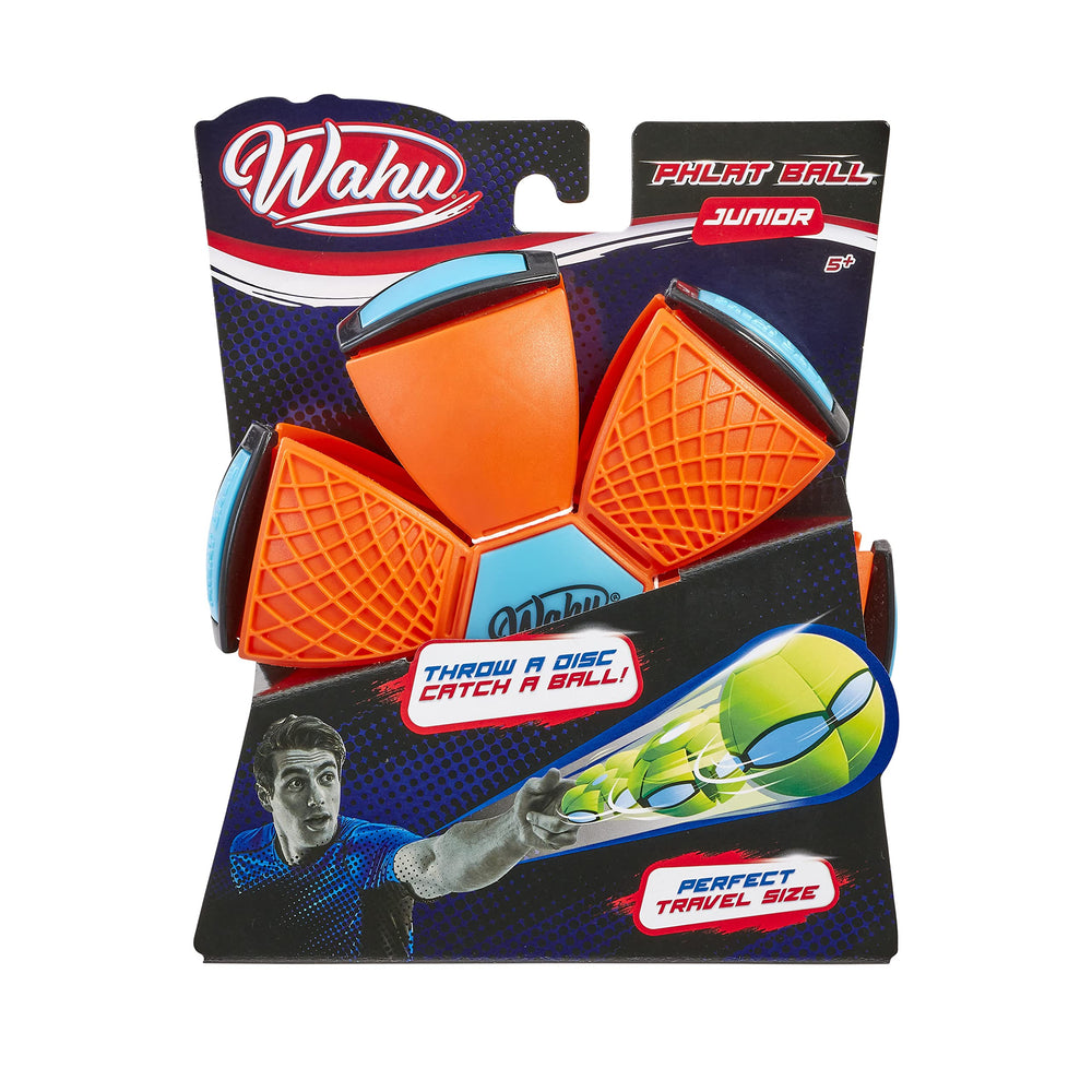 WAHU Phlat Ball Jr. travel-friendly toy in bag