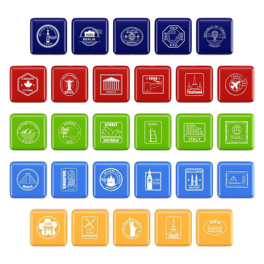 WAHXIAOSW durable plastic stamps for repeated ink use.