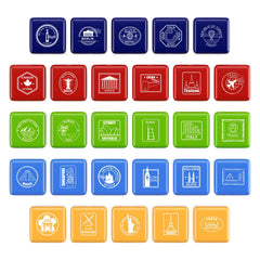 WAHXIAOSW durable plastic stamps for repeated ink use.
