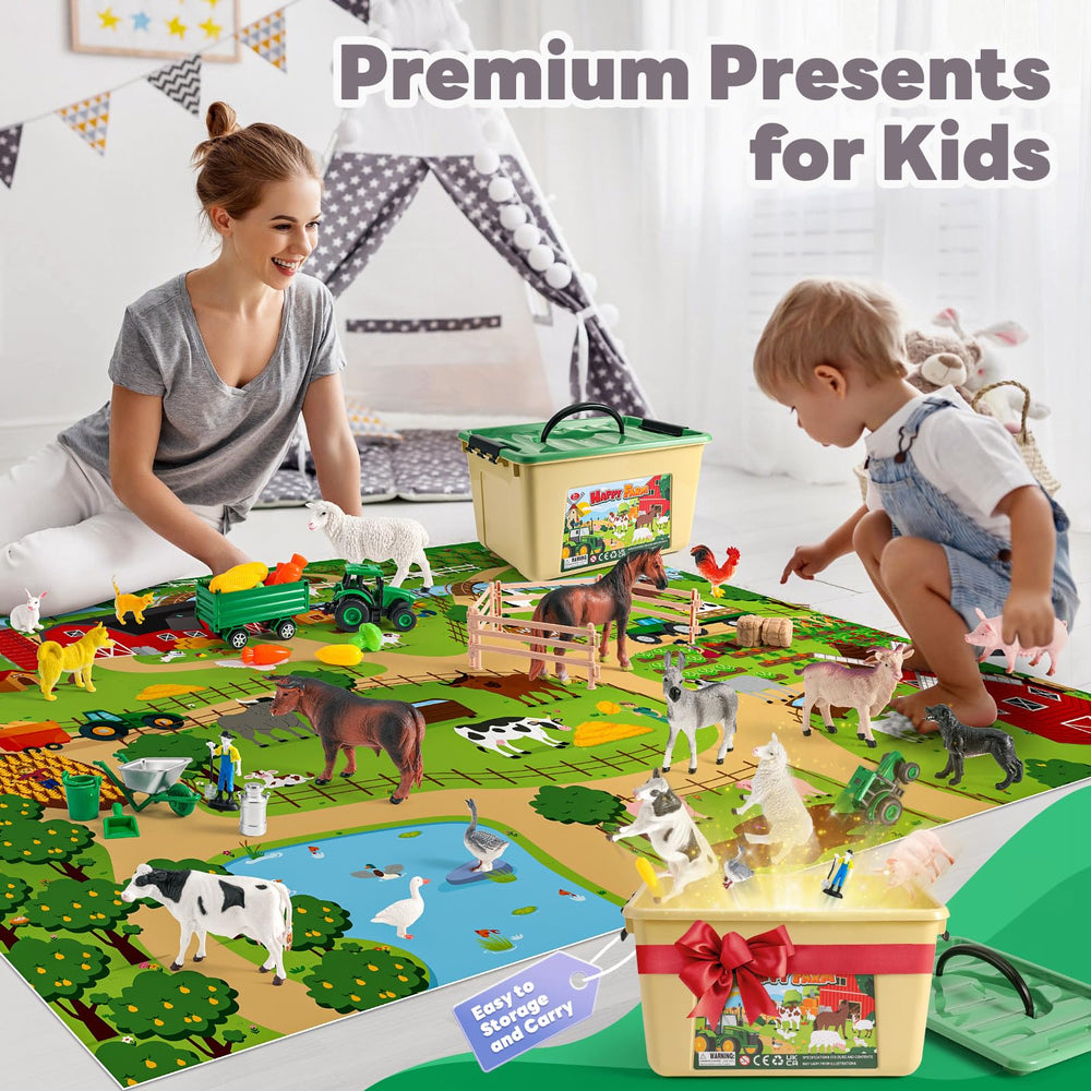 WAIIW educational playset supports vocabulary growth through animals.