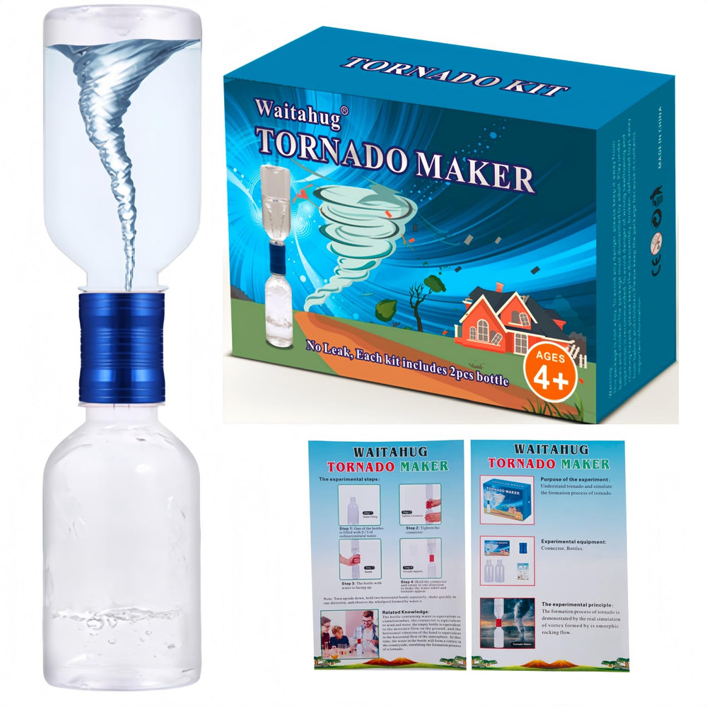 Waitahug Tornado Maker cyclone tube, durable connector for hands-on experiments