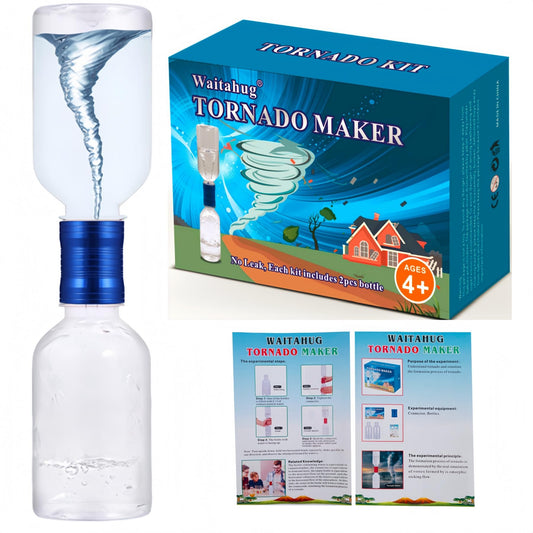 Waitahug Tornado Maker cyclone tube, durable connector for hands-on experiments