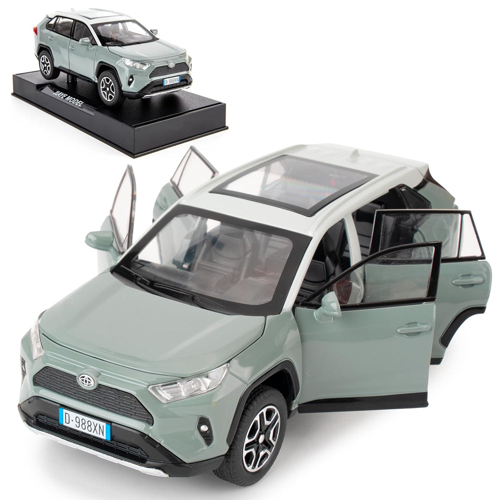 WAKAKAC RAV4 1/32 diecast with base for display or play.