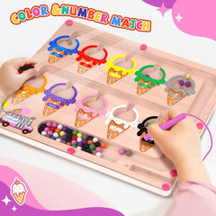 WakeInsa hardwood construction showcases durable toy materials and water-based finish