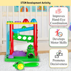 WALA Pound a Ball Dinosaurs toy seven dinosaur figures spark imaginative play and STEM exploration