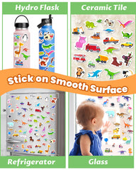 Walenced sticker book handle storage keeps stickers organized on the go.