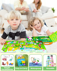Walenced waterproof PVC material protects stickers during outdoor play.