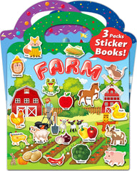 Walenced farm-theme stickers for toddlers encourage imaginative play