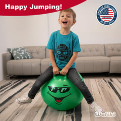 Waliki Hop Ball is safety tested to meet US standards for worry-free fun.