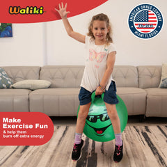Waliki Hop Ball invites kids to jump and play, enhancing outdoor fun.
