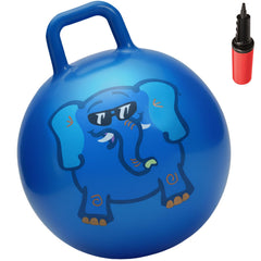 Waliki Hopper Ball 18in blue ready for safe indoor play and fun exercise.